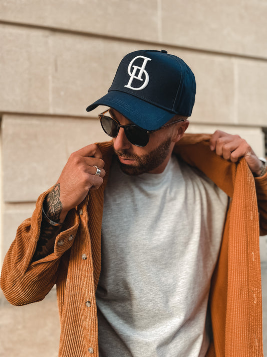 Navy Embroidered DD Cap